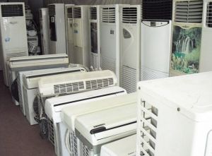 天津高价回收废旧空调，柜式机空调